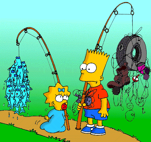 il ne faut pas avoir honte bart ta petite soeur et plus forte que toi en peche c'est t'ou